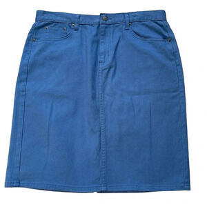 LRL Ralph Lauren Jeans Co.‎ Denim Skirt Women's 14 Blue